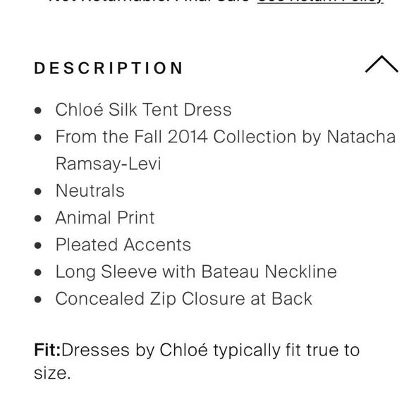 Chloe Silk Leopard Tent Dress 38 - Picture 16 of 16